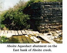 East Abutment of Aboite Aqueduct
