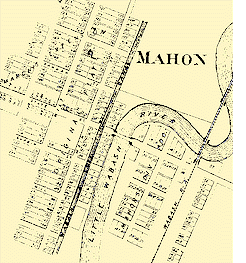 1853 Plat map of Port Mahon