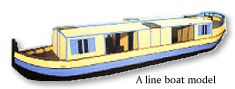 A line boat model