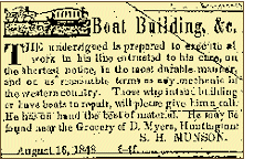 Boat Bulding advertisement