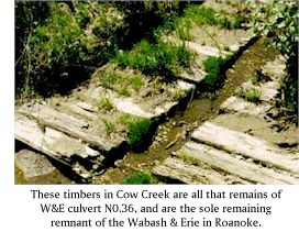 Remnants of culvert 36, in Cow Creek